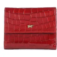 Braun Büffel Portemonnaie VERONA Geldbörse 9 Kartenfächer rot Damen - Leder