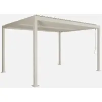 Sweeek - Bioklimatische Pergola mit Lamellendach Palace 3x4m - Beige