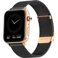 Maxcom , Smartwatch FW64 Oxygen 2 AMOLED mit Wellness-Tracking, Schwarz