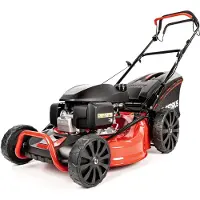 Cedrus Leistungsstarker Benzinrasenmäher 53 cm Honda GCV200 3-in-1 mit Antrieb und Grasfangkorb!