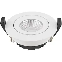 Sigor Einbauleuchte Diled 6W 310lm 3000K Downlight weiß 36° dimmbar