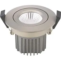 Sigor Einbauleuchte Diled 10W 640lm 3000K dimmbar Stahl 36°