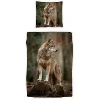 TRAUMSCHLAF Bettwäsche Wolf 160x210 cm + 65x100 cm