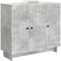 vidaXL Sideboard Betongrau 89 x 34,5 x 80 cm Holzwerkstoff