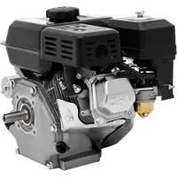 StarTech.com Benzinmotor - 210 cm³ 4-Takt Einzylinder - 7,5 PS Max 3 kW - 20 mm Kurbelwelle - Luftgekühlt - Hand-/E-Start - Schwarz