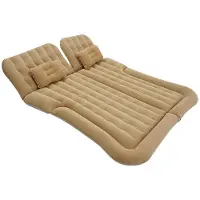 StarTech.com Aufblasbare Auto-Matratze - Luftbett für SUV/PKW - Wasserdichtes PVC - Camping & Reise - Komplettset mit Luftpumpe - Beige