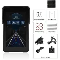 StarTech.com Motorrad GPS-Navi - Vertikales 12,7 cm Display - CarPlay Multimedia-Player - Abnehmbarer Bildschirm - Tragbar - Ohne TPMS