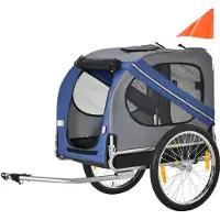 StarTech.com Fahrradanhänger für Haustiere - Hunde- und Katzenanhänger - Tiertransport am Fahrrad - Blau
