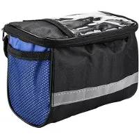 StarTech.com Fahrrad Lenkertasche - Fronttasche - Regenfest - Reflektierender Streifen - Polyester - Mit Schultergurt - Blau