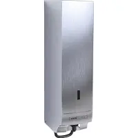 CWS Hygiene Deutschland GmbH & Co. KG CWS Paradise Stainless Steel Foam Slim Schaumseifenspender, Edelstahl, mit Schnellfüllung "Click-in-Bottle", Für 500 ml - Flaschen