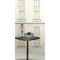Versace Vliestapete "6 Palazzo No 12 –" 3D-Optik Barock Motiv geprägt Architekturmotiv mit Fensterdesign & dezent strukturierter Oberfläche