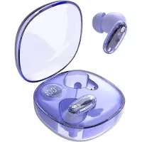 Mars Gaming Bluetooth 5.4 Kopfhörer, Immersiver Klang, Ergonomisches Halbtransparentes und Ultrakompaktes Design, 24 Stunden Wiedergabe, mit Etui und LED-Anzeige