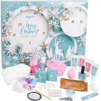 Ed Brubaker Beauty Adventskalender 2025 XXL für Frauen & Mädchen, 24 Körperpflege & Spa Produkte, Mint Blau, Weihnachtskalender Geschenkideen