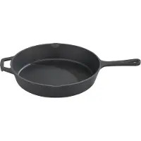 GSW Bratpfanne "Black Iron BBQ" Gusseisen 1 tlg. tlg. Pfanne zur Anwendung auf dem Grill, Feuer oder im Backofen