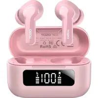 TOZO NC3 In-Ear Kopfhörer Bluetooth 5.3 mit Hybrid Active Noise Cancelling, 6 Mikrofone, LED-Anzeige, App-Steuerung, 55 Std. Wiedergabe, IPX8 wasserdicht