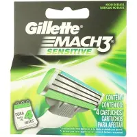 Gillette Mach3 Sensitive Ersatzklingen 4 Stü ck fü r Mä nner