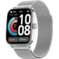 AEAC Smartwatch Damen mit Telefonfunktion,1.85" HD Uhren Damen mit Herzfrequenz Schlafmonitor SpO2 Schrittzähler,110+Sportmodi Fitnessuhr,IP68 wasserdichte