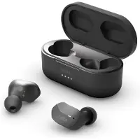 Belkin SoundForm True Wireless In-Ear-Kopfhörer für iPhone, Geräte von Samsung u. Google, Touchbedienung, Ladecase, 24 Std. Abspielzeit, Geräuschisolierung