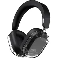 DeFunc Kabellose Over-Ear Kopfhörer mit Bluetooth, 45 Stunden Wiedergabe, Dual-Mikrofone, zwei Treiber, nachhaltiges Material, kabeloptional, komfortabel