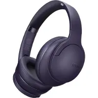 Doqaus Kopfhörer Kabellos Bluetooth, Bis zu 90 Std, Over-Ear, 3 EQ-Modi, HiFi Stereo, Eingebautes Mikrofon, Faltbar,Wireless Headphones für Handy,Lila