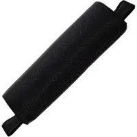 Markenlos Strandstuhl Kopfkissen Ergonomische Kopfstütze für Liegestuhl Flexibles Material Schwarz Weiche Polsterung Outdoor Kissen für Klappbare Strandstühle