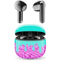 Music Sound In-Ear-Kopfhörer Bluetooth-Kopfhörer - Kapsel-Design - Kabellos - Ladehülle - Mikrofon - Wiedergabezeit bis zu 25 Stunden Breite Kompatibilität