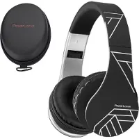 PowerLocus P1 Bluetooth Kopfhörer, 5.0 Bluetooth,Over Ear Kopfhörer mit mikrofon, Verbesserte Stereo Bass-Sound, Faltbare Kopfhörer für iPhone,Android,PC,iPad,TV