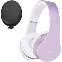 PowerLocus Wireless Bluetooth Kopfhörer Faltbar Kabellose On Ear Ohrhörer Headset Aux-Unterstützung mit Mikrofon Freiscprechfunktion für iPhone, Android, PC