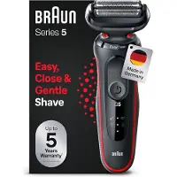 Braun Series 5 Rasierer für Männer, Elektrorasierer, EasyClean, Nass und Trocken, wiederaufladbar und kabellos, 51-R1000s