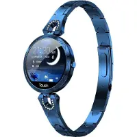 LONGLU für Frauen Bluetooth Smartwatch kompatibel für Fitness-Tracker mit Herzfrequenz, Blutdruck, wasserdicht, Schrittzähler, Schlafaktivität