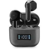 Cellularline Tone TWS Bluetooth In-Ear Kopfhörer mit ENC, 4 Mikrofone, LED-Display, 20 Std Wiedergabezeit, Ergonomisches Design, Noise Cancelling