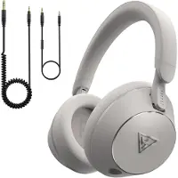 Doqaus Over Ear Kopfhörer mit Kabel, DJ Studio Kopfhöre, 50mm Treiber, 6.35 & 3.5mm Klinke, Share-Port, mit Mikrofon, für Podcast,Monitor, Handy,PC, Aufnahme