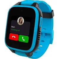 XPLORA Telefon Uhr für Kinder 4G, Anrufe, Nachrichten, Schulmodus, SOS-Funktion, GPS, Kamera und Schrittzähler (BLAU)