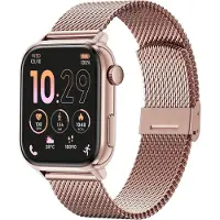 Ice Watch ICE-Watch Smart 3.0 1,78" AMOLED GPS Smartwatch mit Herzfrequenz, Musikplayer, IP68 wasserdicht, Bluetooth, moderner rechteckiger Display