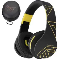 PowerLocus Bluetooth Over-Ear Kopfhörer, Kabellos Stereo Faltbare Kopfhörer Kabellose und Kabel-Kopfhörer mit Integriertem Mikrofon, Micro SD/TF, FM für Handys