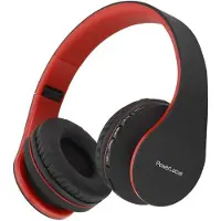 PowerLocus P1 Bluetooth Kopfhörer, 5.0 Bluetooth,Over Ear Kopfhörer mit mikrofon, Verbesserte Stereo Bass-Sound, Faltbare Kopfhörer für iPhone,Android,PC,iPad,TV