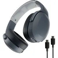 Skullcandy Over-Ear-Kopfhörer mit multisensorischem Bass und Ladekabel, geräuschisolierendem , bis zu 40 Stunden Akkulaufzeit, Mikrofon für iPhone und Android