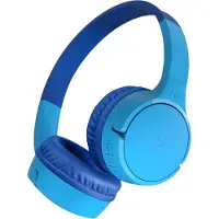 Belkin Mini kabelloser Kinderkopfhörer mit integriertem Mikrofon und lustigen Aufklebern, 30 Std. Wiedergabe für Unterricht, Ferien, iPhone, iPad, Galaxy