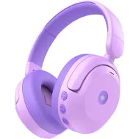 IClever Noise Cancelling Kopfhörer Kinder Bluetooth 5.4, 60H Spielzeit, 80dBA Sichere Lautstärke, Bequeme Passform, Preisgekrönte AUX Kabel für Flugreisen