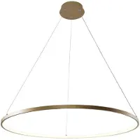 Zuma Line LED-Pendelleuchte 2100 lm 3000+4000+6000K Gold BRENO 2023201-GD80