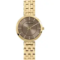 Jacques Lemans 1-2211F Damenuhr Milano Goldfarben/Braun