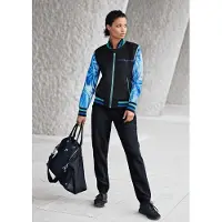 MADELEINE Fitness-Jacke in schwarz / multicolor | Gr.: 40