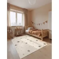 Home Collection Kinderteppich "Moony" rechteckig 10 mm Höhe Pflegeleicht, Weich, Kinderzimmer, Spielteppich, Spielunterlage