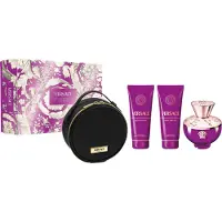 Versace Dylan Purple Geschenkset Eau de Parfum 100ml/Body Lotion 100ml/Shower Gel 100ml /Bag
