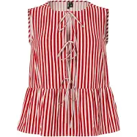 Pieces Pcjolly Gebundenes Top | Rot | XL