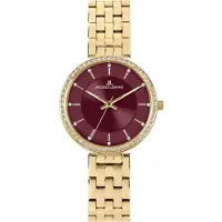Jacques Lemans Armbanduhr Milano Gold Red