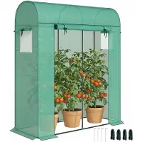 Outsunny -Gewächshaus-170L x 68B x 200H cm-Grün