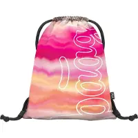 Baagl Turnbeutel Skate Pink Streifen