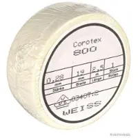 HERTH+BUSS ELPARTS HERTH&BUSS Isolierband, 19 mm x 0,28 mm, 2,5 m weiß - 50272051 - weiß