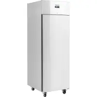 Polar Edelstahlkühlschrank 490 Liter 1 Türe